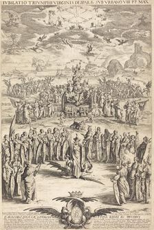 The Triumph of the Virgin, 1625. Creator: Jacques Callot