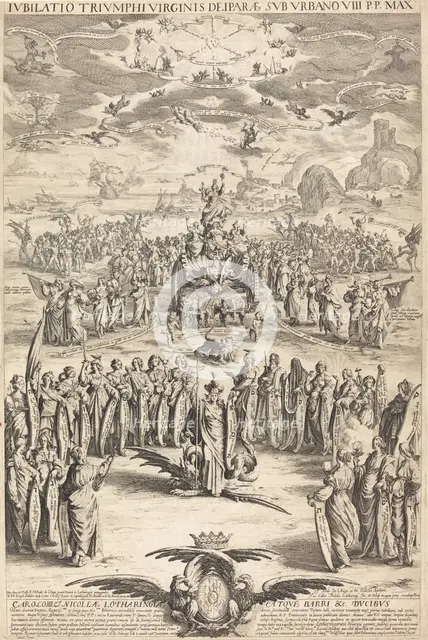 The Triumph of the Virgin, 1625. Creator: Jacques Callot.