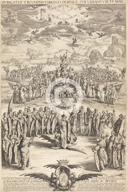 The Triumph of the Virgin, 1625. Creator: Jacques Callot.