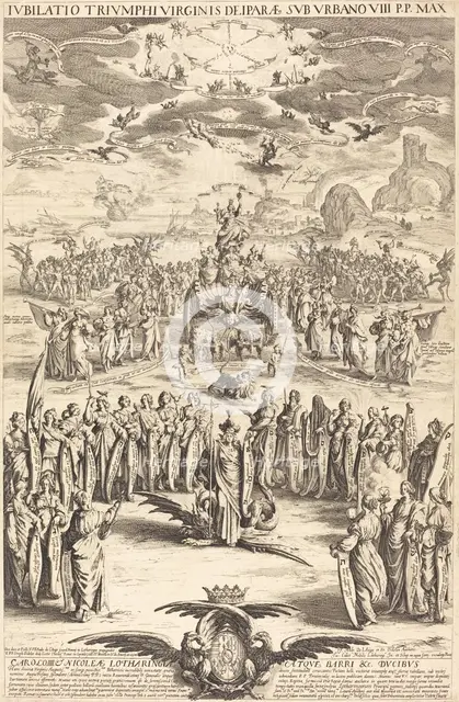 The Triumph of the Virgin, 1625. Creator: Jacques Callot.