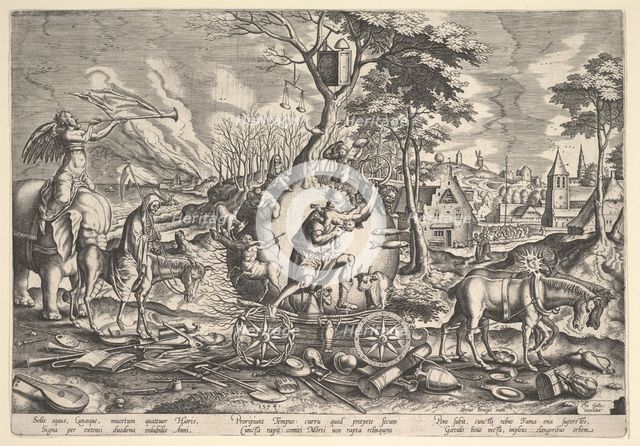 The Triumph of Time, 1574. Creator: Philip Galle.