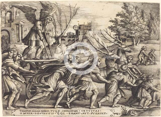 The Triumph of Time, c. 1539. Creator: Georg Pencz.