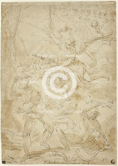 The Triumph of Truth Over Heresy, c. 1710. Creator: Francois Boitard.