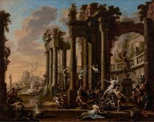 The Triumph of Venus, about 1720-1730. Creator: Alessandro Magnasco