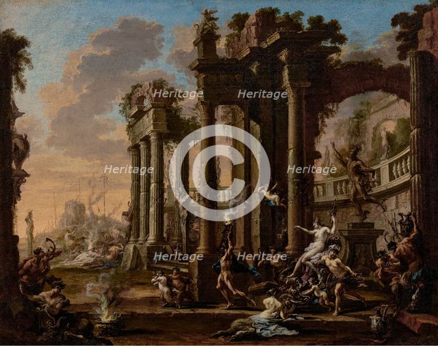 The Triumph of Venus, about 1720-1730. Creator: Alessandro Magnasco.