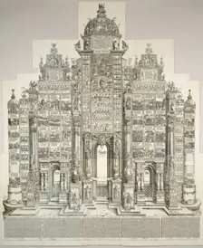 The Triumphal Arch of Maximilian, 1515 (1799 edition). Creator: Albrecht Durer