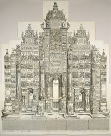 The Triumphal Arch of Maximilian, 1515 (1799 edition). Creator: Albrecht Durer