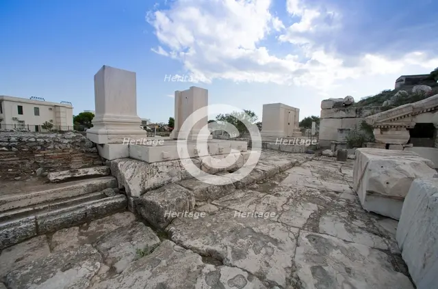 The Triumphal Arch at Eleusis, Greece. Creator: Samuel Magal.