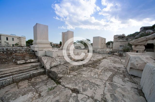 The Triumphal Arch at Eleusis, Greece. Creator: Samuel Magal.
