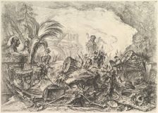 The Triumphal Arch, from Grotteschi (Grotesques), ca. 1748. Creator: Giovanni Battista Piranesi