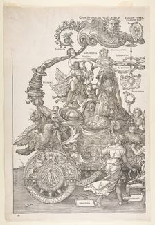 The Triumphal Chariot of Maximilian I (The Great Tri..., probably finished ca. 1518, published 1522. Creator: Albrecht Durer