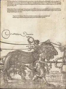 The Triumphal Chariot of Maximilian I (The Great Triumphal Car) [plate 4 of 8], 1523 (Latin ed.). Creator: Albrecht Durer