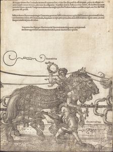 The Triumphal Chariot of Maximilian I (The Great Triumphal Car) [plate 4 of 8], 1523 (Latin ed.). Creator: Albrecht Durer