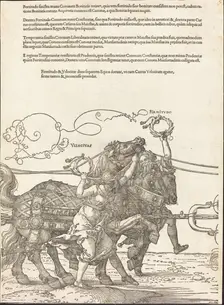 The Triumphal Chariot of Maximilian I (The Great Triumphal Car) [plate 5 of 8], 1523 (Latin ed.). Creator: Albrecht Durer