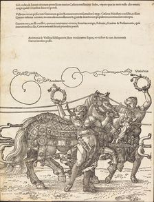 The Triumphal Chariot of Maximilian I (The Great Triumphal Car) [plate 6 of 8], 1523 (Latin ed.). Creator: Albrecht Durer