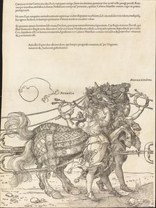 The Triumphal Chariot of Maximilian I (The Great Triumphal Car) [plate 7 of 8], 1523 (Latin ed.). Creator: Albrecht Durer