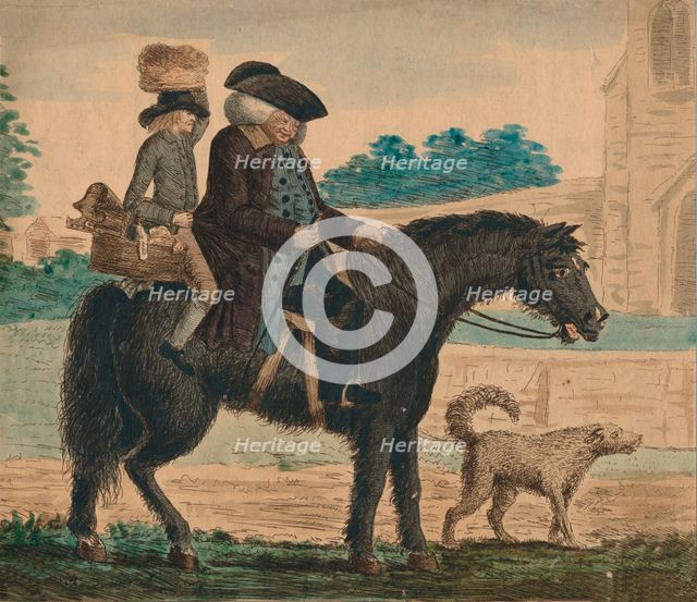 'The Triumphal entrance of a Peck loaf into Grandchester', c1787. Creator: Unknown.