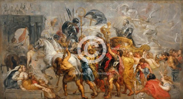 The Triumphal Entry of Henry IV into Paris, Between 1627 and 1630. Creator: Rubens, Pieter Paul (1577-1640).