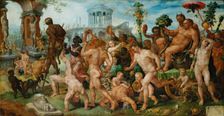 The Triumphal Procession of Bacchus, c. 1536. Artist: Heemskerck, Maarten Jacobsz, van (1498-1574)
