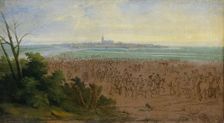 The Troops of Louis XIV before Naarden, 20 July 1672, 1672-1690. Creator: Adam Frans van der Meulen