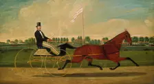 The Trotter, c. 1860. Creator: Charles S. Humphreys