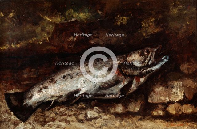 'The Trout', 1873. Artist: Gustave Courbet