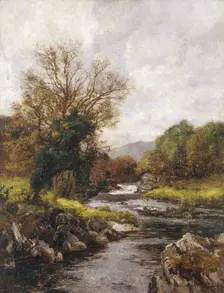 The trout stream 1868-1928. Creator: Richard Gay Somerset