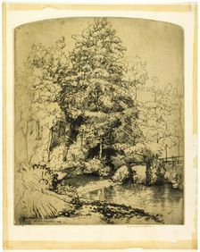 The Trout Stream, 1906. Creator: Donald Shaw MacLaughlan