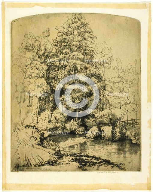 The Trout Stream, 1906. Creator: Donald Shaw MacLaughlan.