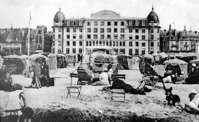 The Trouville Palace, Trouville, France, c1920s. Artist: Unknown