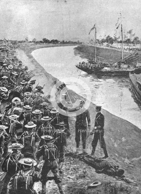 'The Trouble in China, 1900-1901: The Bluejackets on their way to Tientsin', (1901).  Creator: Unknown.