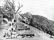 The Troubles in Madagascar: the battery at Ambodinandohalo, 1895. Creator: George Meisenbach