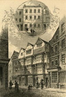 The Trumpet, afterwards the Duke of York, Shire Lane, 1778. Elias Ashmole's House (1897). Creator: Unknown