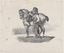 The Trumpet of the Hussards, 1823. Creator: Theodore Gericault