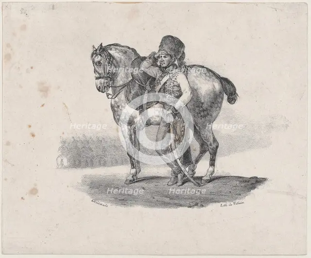 The Trumpet of the Hussards, 1823. Creator: Theodore Gericault.