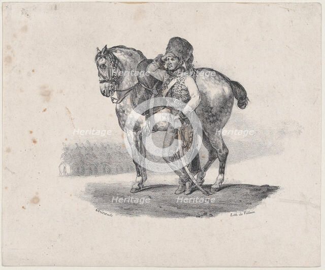 The Trumpet of the Hussards, 1823. Creator: Theodore Gericault.