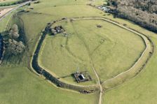 The Trundle hillfort and causewayed enclosure at St Roche's Hill, West Sussex, 2018. Creator: Damian Grady