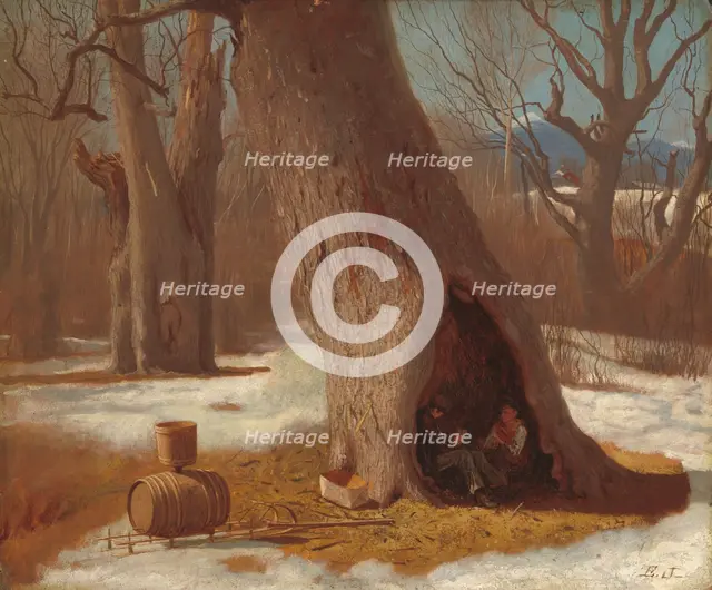 The Truants, c. 1870. Creator: Eastman Johnson.