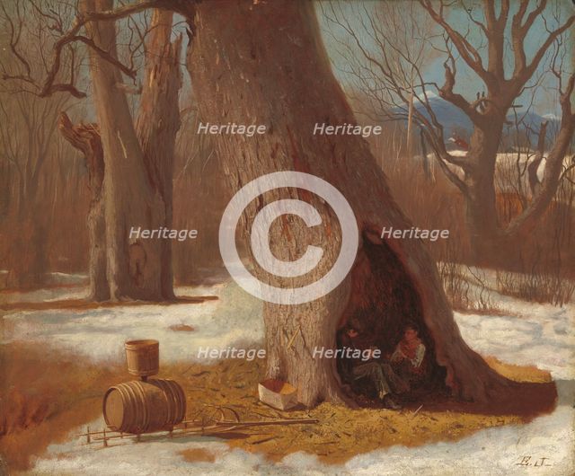 The Truants, c. 1870. Creator: Eastman Johnson.