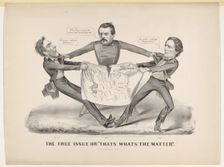 The True Issue or "Thats Whats the Matter", 1864. Creator: Currier and Ives