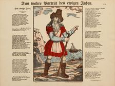 The true portrait of the Eternal Jew by Christian F. Schubart, c1875. Creator: Anonymous