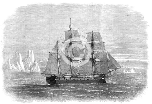 The Truelove, of Hull, the last of the sailing whalers, 1870. Creator: Unknown.