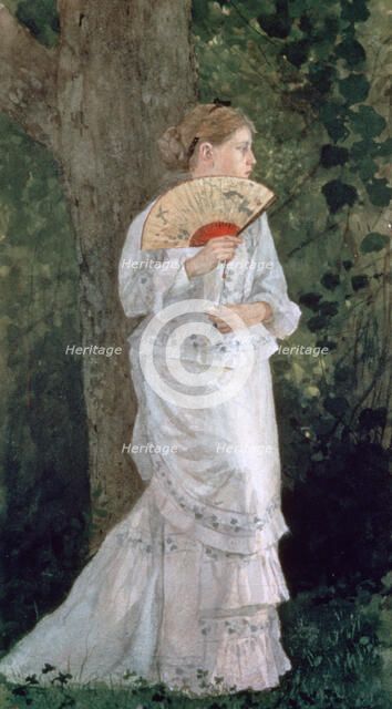 'The Trysting Place', 1875. Artist: Winslow Homer