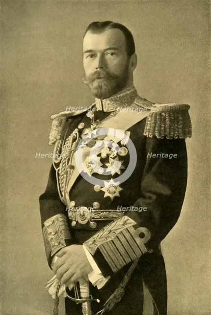 'The Tsar Nicholas II', 1910s, (1920).  Creator: Boissonnas & Eggler.