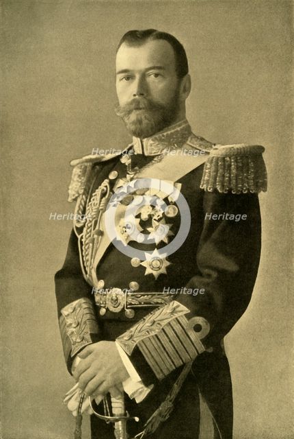 'The Tsar Nicholas II', 1910s, (1920).  Creator: Boissonnas & Eggler.