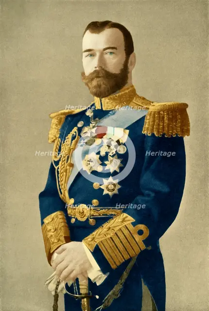 'The Tsar Nicholas II', 1910s, (1920).  Creator: Boissonnas & Eggler.