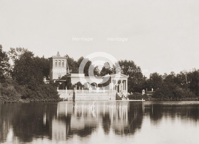 The Tsaritsyn Pavilion in Peterhof, 1897. Artist: Petrov, Nikolai (1876-1940)