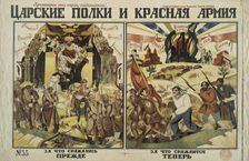The Tsar's Regiments and the Red Army, 1919. Creator: Dmitriy Stakhievich Moor