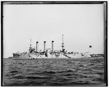 The U.S.S. Brooklyn, c1898. Creator: Edward H Hart