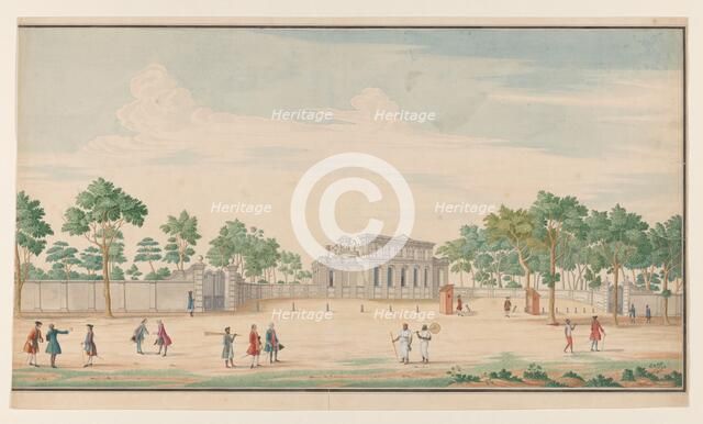 The Uytlught Country House, Colombo, c.1750. Creator: B. van Lier.